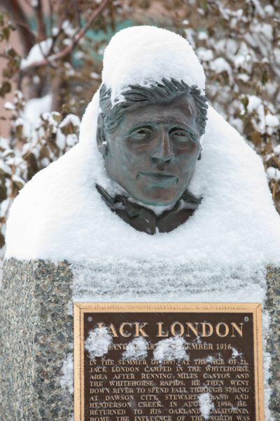 Downtown WH, MainStreet, Jack London bust